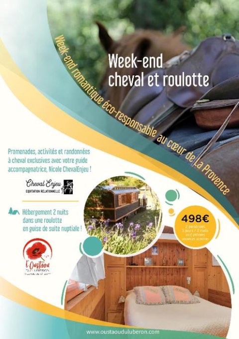 Week End Cheval Luberon Roulotte Luberon Provence Location Roulotte Provence Location Roulotte Lu